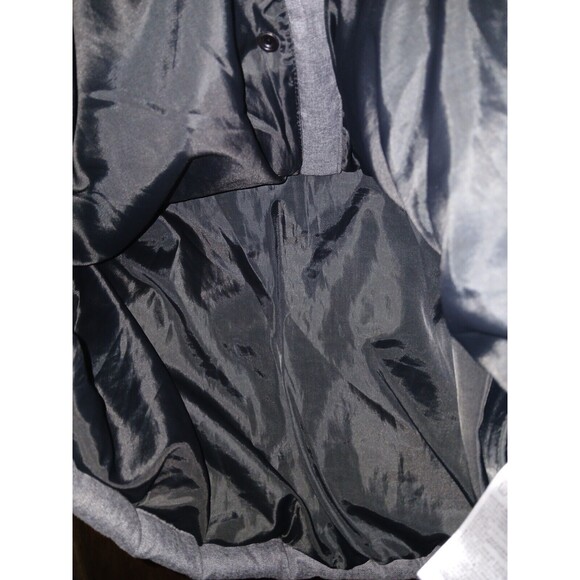 Old Navy Heritage Vest Grey Heather Quilted Puffer Full Zip Buttoned Men’s Large - Picture 11 of 16